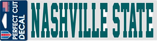 Nashville State Community College 3x10 Decal