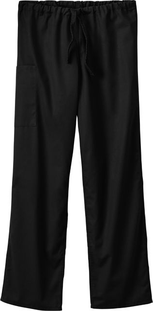DRAWSTRING SCRUB PANT BL XS