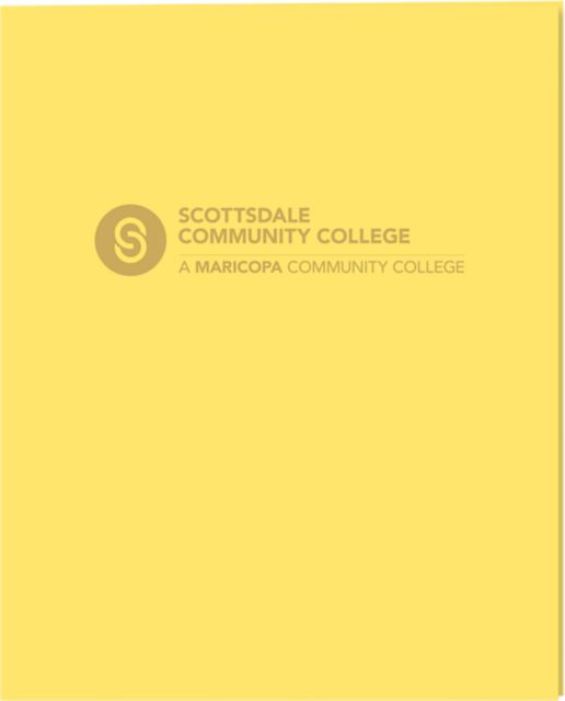 Scottsdale Community College 2 Pocket Folder