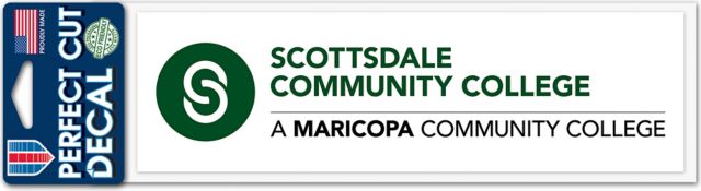 Scottsdale Community College 3 x 10 Decal