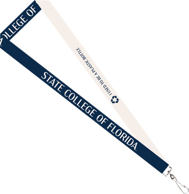 State College of Florida - Bradenton Recycled Lanyard