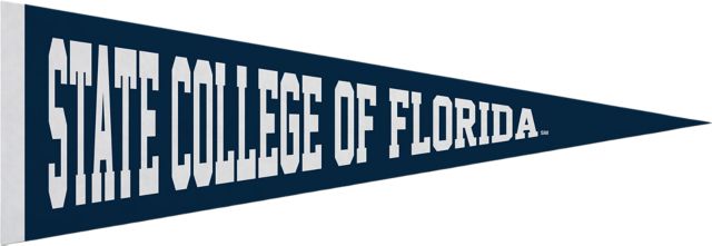 State College of Florida - Bradenton 5x15 Pennant