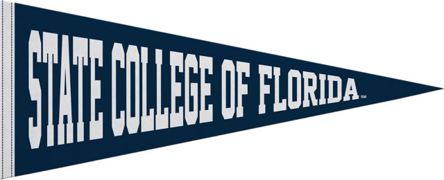 State College of Florida - Bradenton 12x30 Pennant