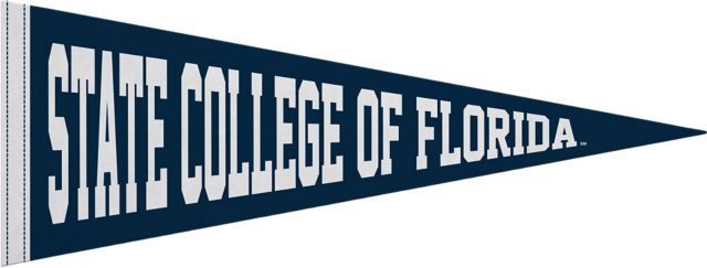 State College of Florida - Bradenton 9x24 Pennant
