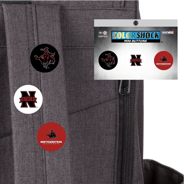 Northwestern Oklahoma State University Rangers Mini Button 3 Pack