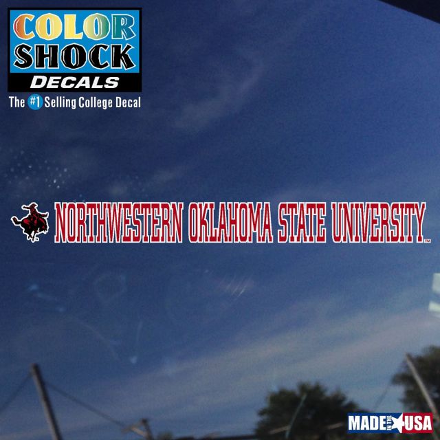 Northwestern Oklahoma State University Rangers Strip Decal