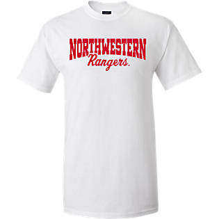  Northwestern Oklahoma State University Official Rangers Unisex  Adult V-Neck T Shirt,Athletic Heather, Small : Sports & Outdoors