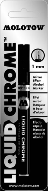 Molotow 1mm Liquid Chrome Marker, Carded