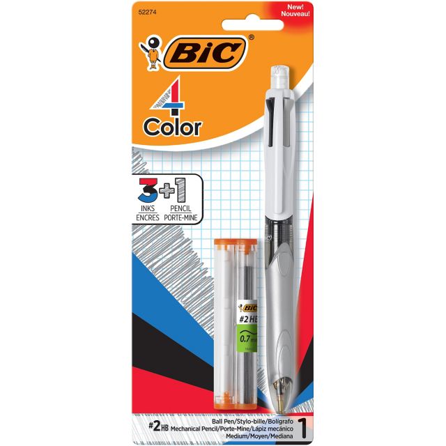 PEN 4 COLOR 3 + 1 MECH PENCIL