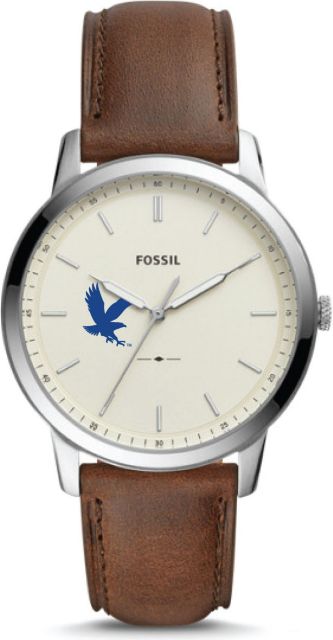Fossil The Minimalist Three-Hand Brown Leather Watch - ONLINE ONLY
