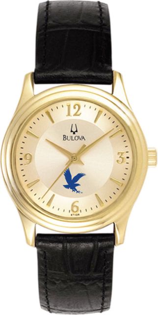 Bulova Ladies' Gold and Leather Watch - ONLINE ONLY