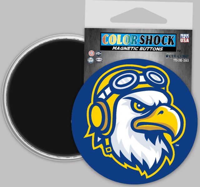 Embry Riddle Aeronautical University Eagles 3" Button Magnet