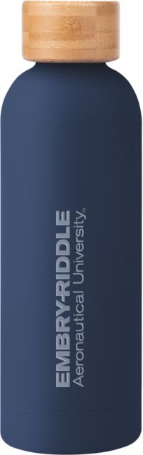Embry Riddle Aeronautical University Blair Stainless Steel Bottle w/ Bamboo Lid 17 oz