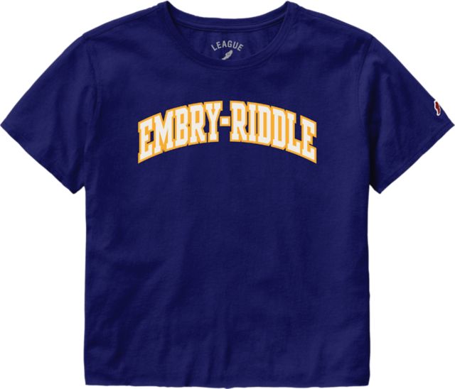Embry Riddle Aeronautical University Short Sleeve Cropped T-Shirt