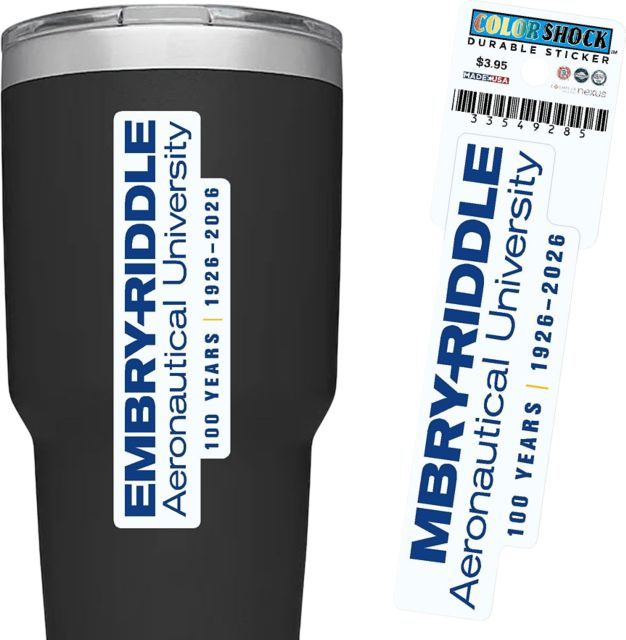Embry Riddle Aeronautical University 100 Years Sticker