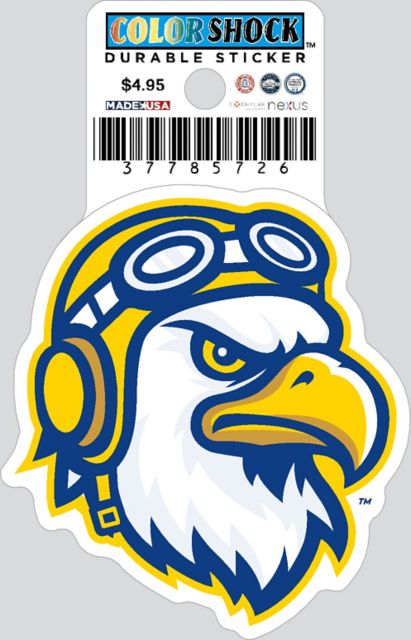 Embry Riddle Aeronautical University Eagles Durable Sticker
