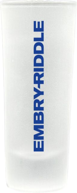 Embry Riddle Aeronautical University Frosted Collector's Glass