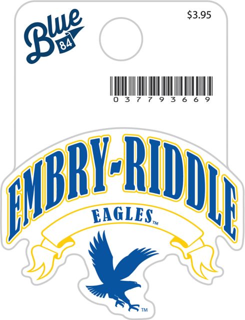 Embry Riddle Aeronautical University Eagles Mini Sticker