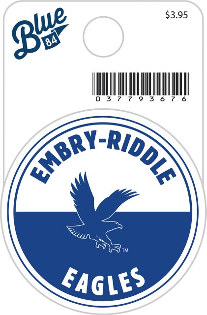 Embry Riddle Aeronautical University Eagles Mini Sticker