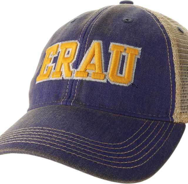 Embry Riddle Aeronautical University Patch Trucker Cap