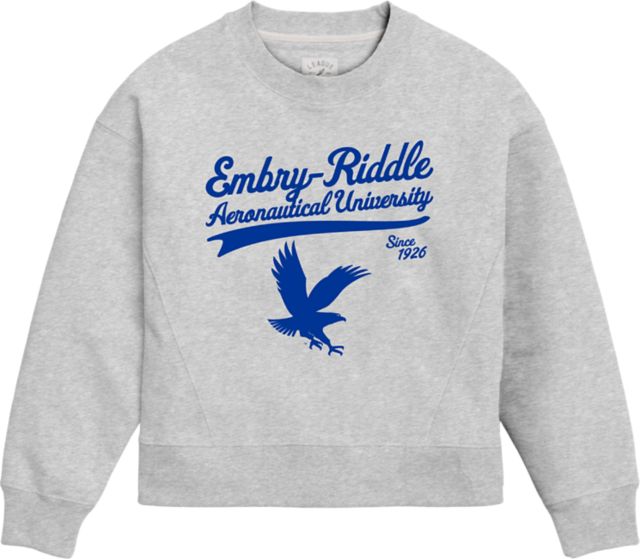 Embry Riddle Aeronautical University Eagles Women's Boxy Crewneck Sweatshirt