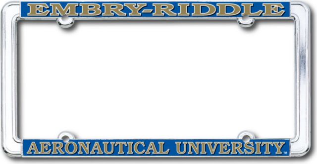 Embry Riddle Aeronautical University Thin Dome License Plate Frame