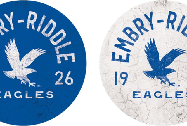 Embry Riddle Aeronautical University Eagles Car Coaster - 2 Pack
