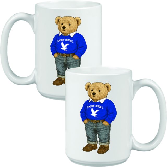 Embry Riddle Aeronautical University 15 oz. Teddy Bear Mug