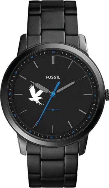 Fossil The Minimalist Slim Three Hand Black Stainless Steel Watch ONLINE ONLY Embry Riddle Aeronautical University