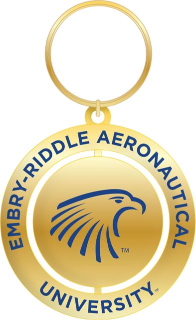 Embry Riddle Aeronautical University Spinner Key Tag
