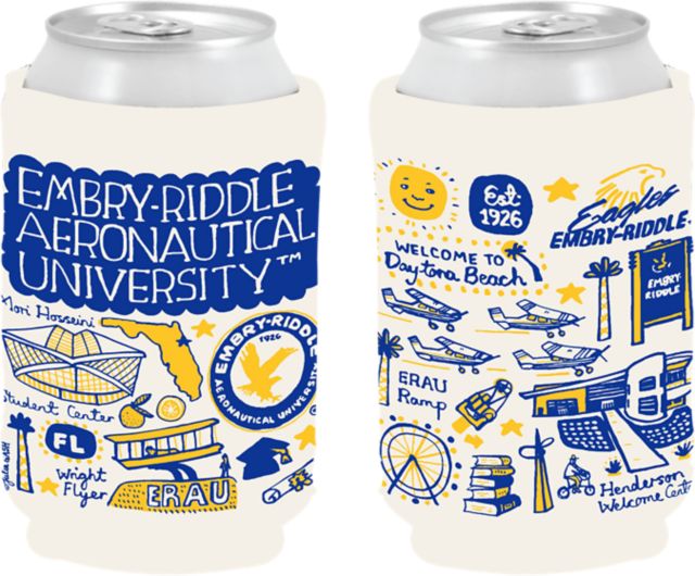Embry Riddle Aeronautical University Can Coozie