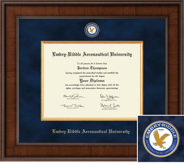 Embry Riddle Aeronautical University Presidential 8.5x11 Diploma Frame