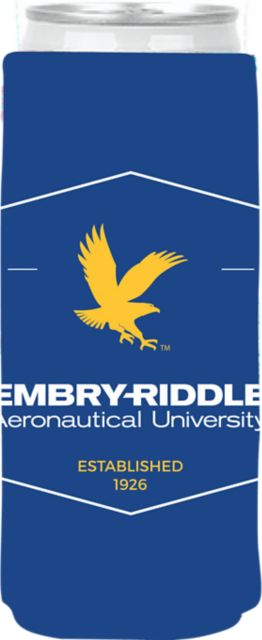 Embry Riddle Aeronautical University Slim Can Coozie
