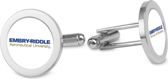 CSI Silver Cufflinks (Gift Boxed) With Colored Medallion - ONLINE ONLY