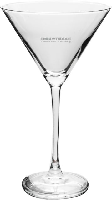Embry Riddle Aeronautical University 10 oz Martini Glass