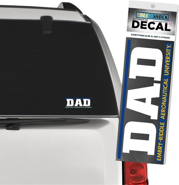 Embry Riddle Aeronautical University Eagles Dad Decal