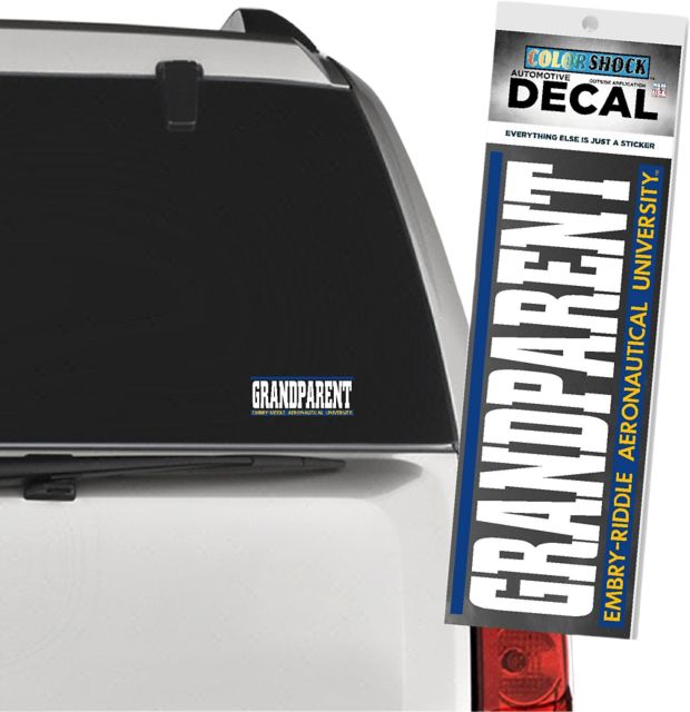Embry Riddle Aeronautical University Eagles Grandparent Decal