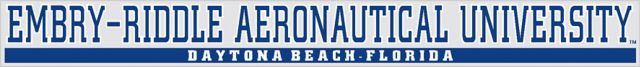 Embry Riddle Aeronautical University Strip Decal