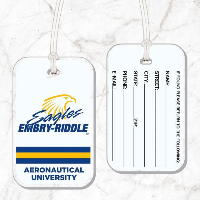 Embry Riddle Aeronautical University Eagles Acrylic Bag Tag