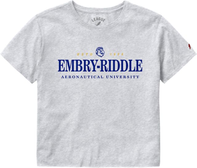 Embry Riddle Aeronautical University Eagles Women's Crop Short Sleeve T-Shirt