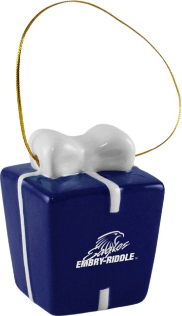Embry Riddle Aeronautical University Eagles Present Ornament