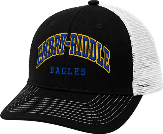 Embry Riddle Aeronautical University Eagles Structured Mesh Snapback Cap