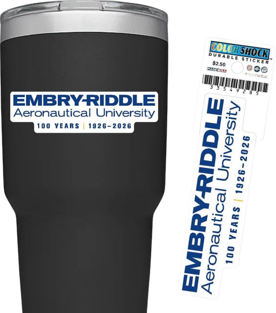 Embry Riddle Aeronautical University 100 Years Sticker