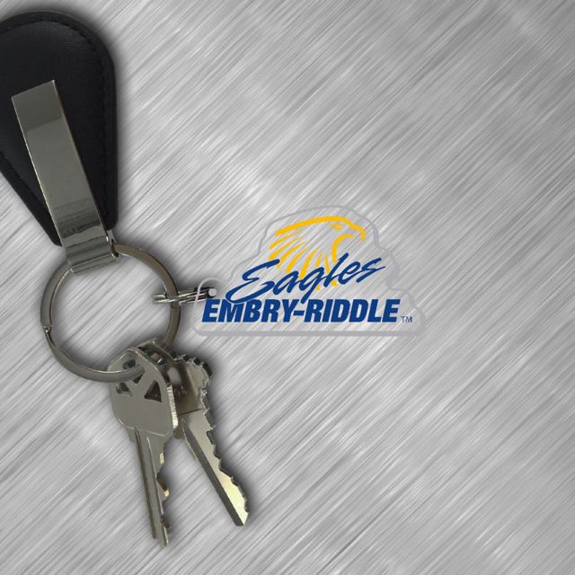 Embry Riddle Aeronautical University Eagles Keychain