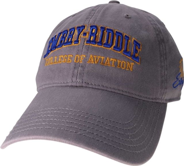 Embry Riddle Aeronautical University Aviation Adjustable Relaxed Twill Cap