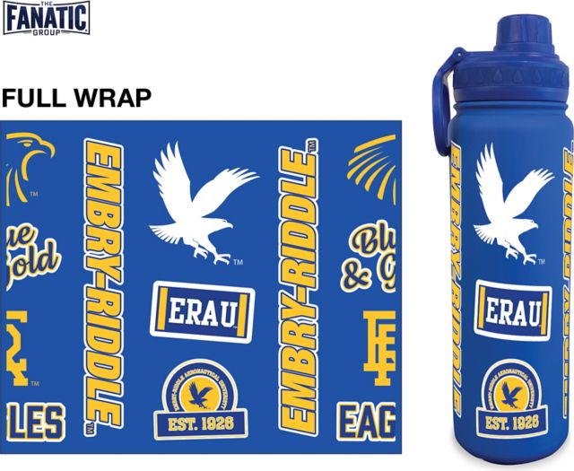 Embry Riddle Aeronautical University 24 oz. Full Wrap Bottle