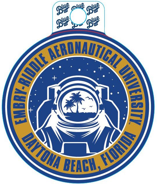 Embry Riddle Aeronautical University Full Size Sticker