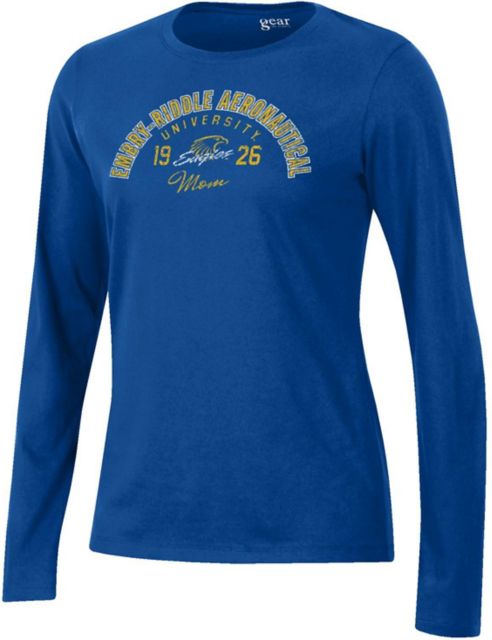 Embry Riddle Aeronautical University Eagles Mom Women's Long Sleeve T-Shirt:  Embry-Riddle Aeronautical University