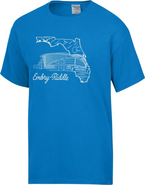 Embry Riddle Aeronautical University Eagles Short Sleeve T-Shirt