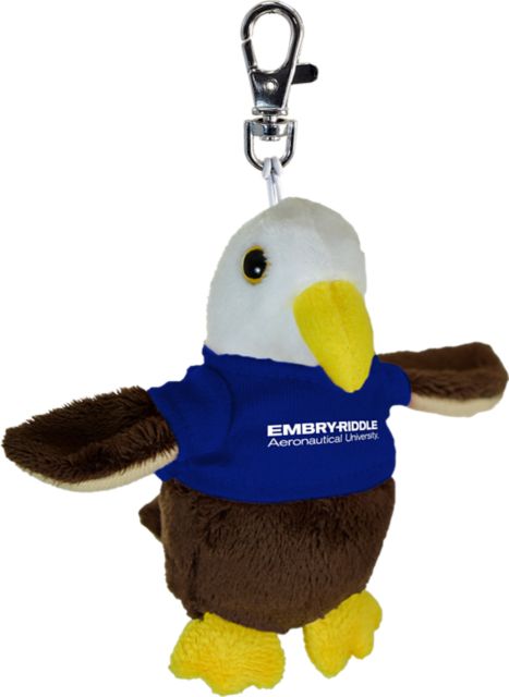 Embry Riddle Aeronautical University Plush Keychain